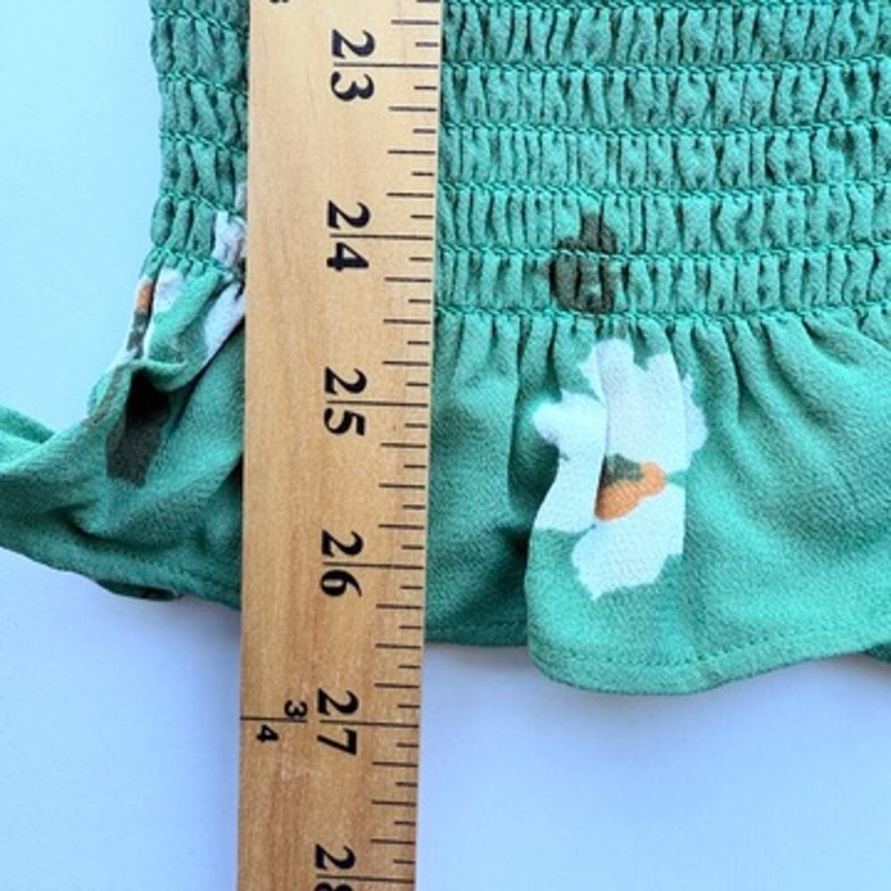 Reformation Chantilly Dress Green Floral Mini L ASO Southern Hospitality Garden - Picture 16 of 16